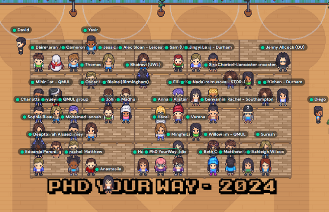 Attendees at PyW 2024